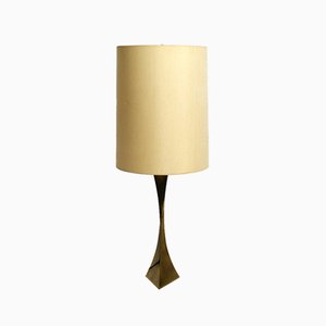 Large Brass Table Lamp by Tonello and Montagna Grillo for High Society Italy, 1970s