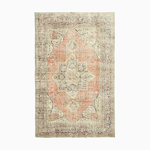 Alfombra turca vintage en beige