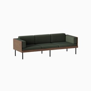 Grünes Cut Sofa von Meghedi Simonian für Kann Design