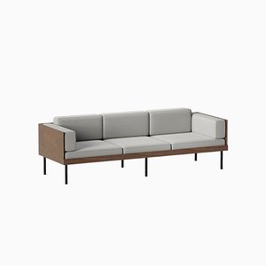 Cut Grey Sofa by Meghedi Simonian for Kann Design