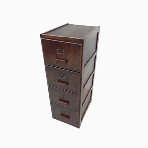 Oak Union Office Chest of Drawers with 4 Drawers