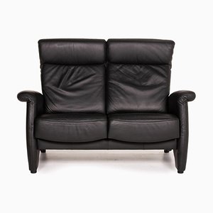 Black Leather Ergoline Sofa from Himolla