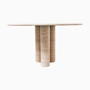 Modern Travertine Dining Table in the Style of Mario Bellini, Italy