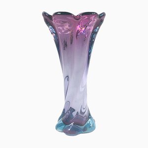 Mid-Century Twisted Murano Glass Vase from Made Murano Glass, 1960s