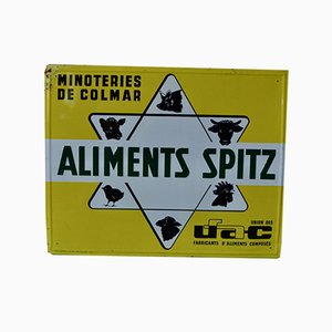 Aliments Spitz Advertisement Plate