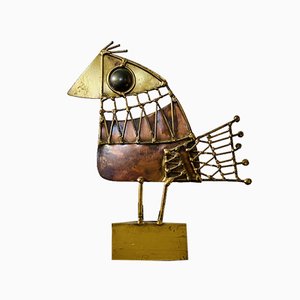 Brutalist Bird Sculpture by Jarc, France, 1970s