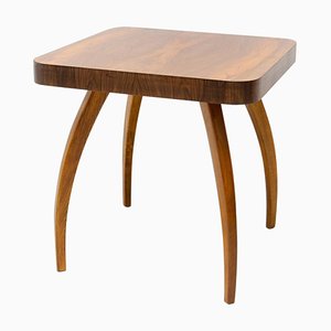 Walnut H-259 Spider Table by Jindrich Halabala, 1950s, Czechoslovakia