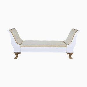 Early 20th Century Empire Revival Painted Scandinavian Daybed