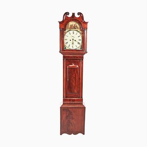 Antique George III Mahogany Eight Day Grandfather Clock