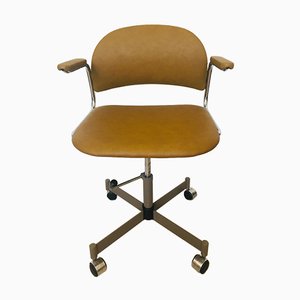 Mustard Model K-385 Office Chair from Kovona, 1970