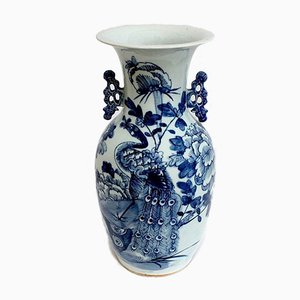 Chinesische Balustervase aus Porzellan, 19. Jh