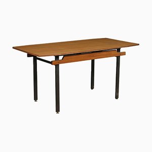 Mesa italiana de caoba y formica, años 60