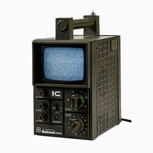 TV vía satélite portátil, años 80