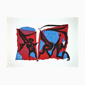 Wladimiro Tulli, Composición abstracta, Serigrafía original, años 70