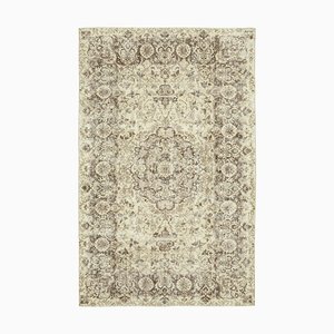 Alfombra turca vintage en beige