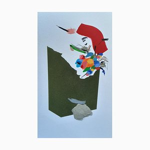 Arte abstracto contemporáneo francés de Daniel Cayo, Sin título No.21, 2020
