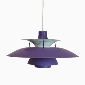 Danish Purple PH5 Pendant Lamp by Poul Henningsen for Louis Poulsen