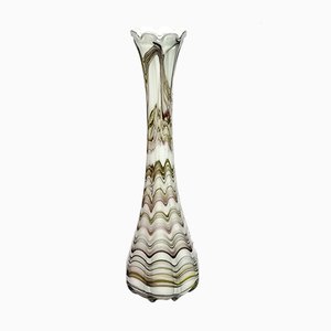 Large Czech Bohemian Glass Vase, 1970s