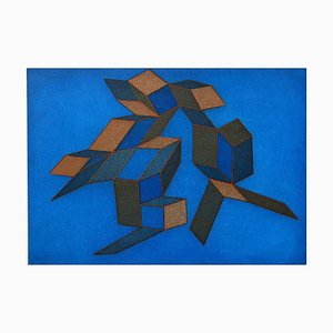 Achille Perilli, Radierung und Aquatinta, 1991