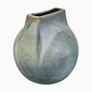 Large Stoneware Vase by Franco Bucci for Laboratorio Pesaro, Italy, 1970s