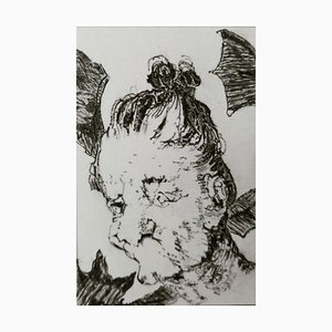 Filippo Mattarozzi, los monstruos de Goya, lápiz y tinta