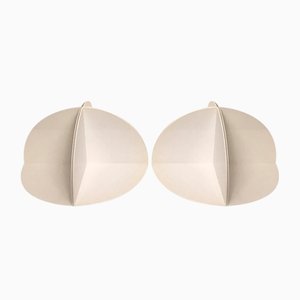 Serre-Livres Fermalibro 4909 Blanc par Giotto Stoppino pour Kartell, Set de 2