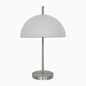 Model 185 Table Light in Chrome and White Acrylic Glass from Raak, the Netherlands, 1960s