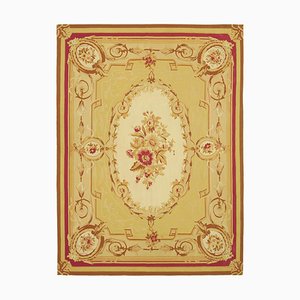 Yellow Aubusson Kilim Rug