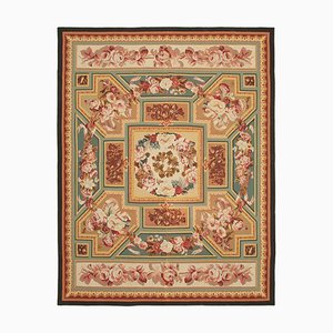 Tapis Kilim Aubusson Beige