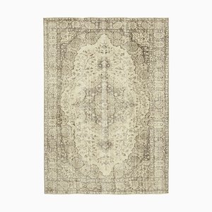 Vintage Turkish Beige Kilim Rug