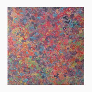 Phillip Alder, Soft Fall (otoño), pintura al óleo abstracta contemporánea, 2018