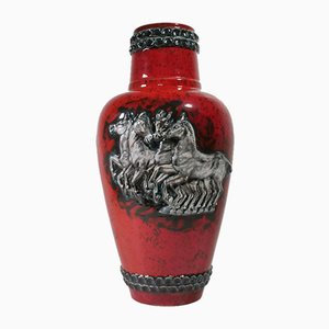 Mid-Century 1020/60 Pferde Vase aus Keramik von Walter Gerhards