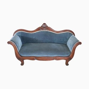 Antique Beech Wood Sofa, 1845