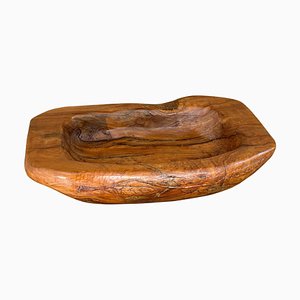 Vide Poche or Bowl in Wood, France, 1950s