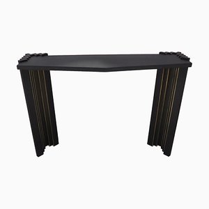 Black and Gold Console Table by Dessislava Madanska for Design M