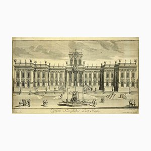 Inconnu, The Palace, Lithographie Originale, Fin du 19ème Siècle
