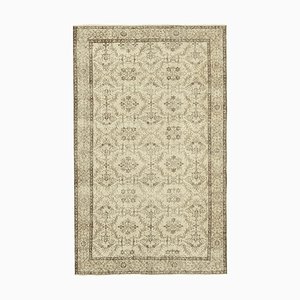 Beige Turkish Vintage Area Rug