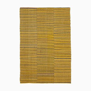 Tappeto Kilim vintage giallo