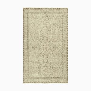 Beige Turkish Vintage Area Rug