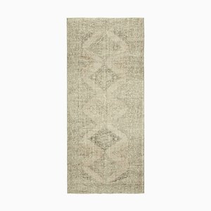 Beige Turkish Vintage Area Rug