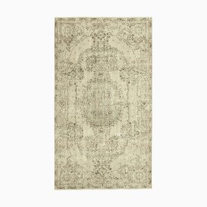 Beige Turkish Vintage Area Rug