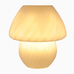 Model 6282 Mushroom Lamp with White Glass