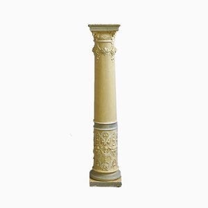 Antique French Plaster Column
