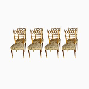 Dining Chairs by Osvaldo Borsani for Atelier Borsani Varedo, 1940s, Set of 8