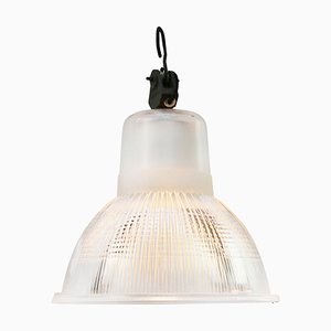 Lampada a sospensione Holophane vintage industriale