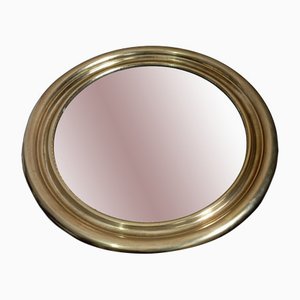 Specchio rotondo in metallo
