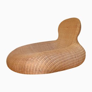Rattan Chaise Lounge Storvik by Carl Öjerstam for Ikea