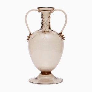 Large Blown Amphora Vase by Vittorio Zeccin for MVM Cappellin, 1925