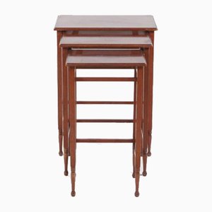 Tavolini a incastro di Nordiska Kompaniet, Svezia, anni '50, set di 3