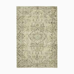 Beige Turkish Vintage Area Rug